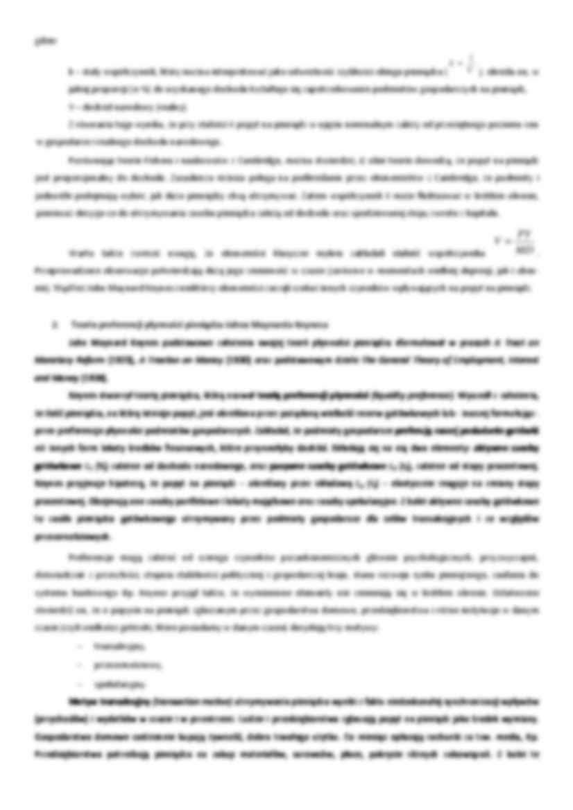 teorie popytu na pieniądz - strona 2