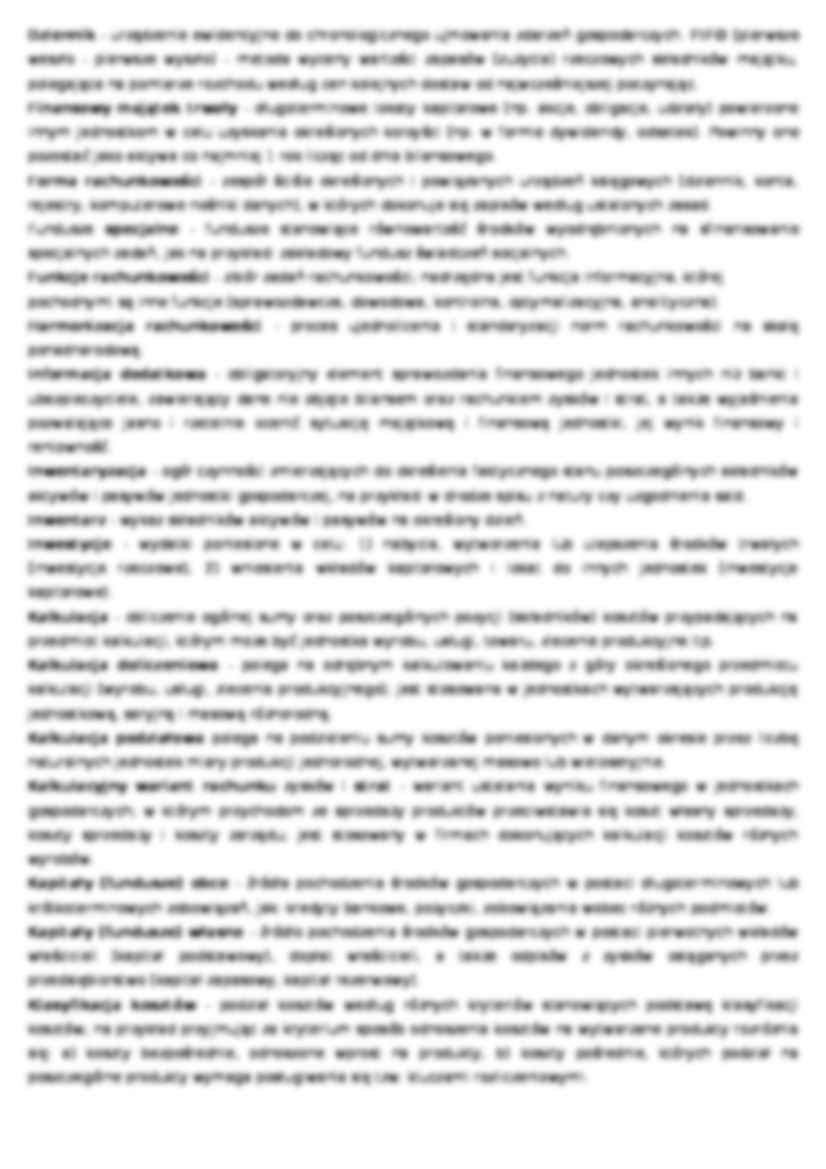 Rachunkowość - mini słownik -  Akcja  - strona 2