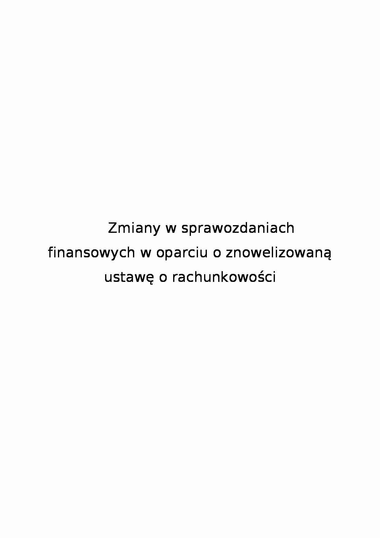 Sprawozdania finansowe (11 stron) - strona 1