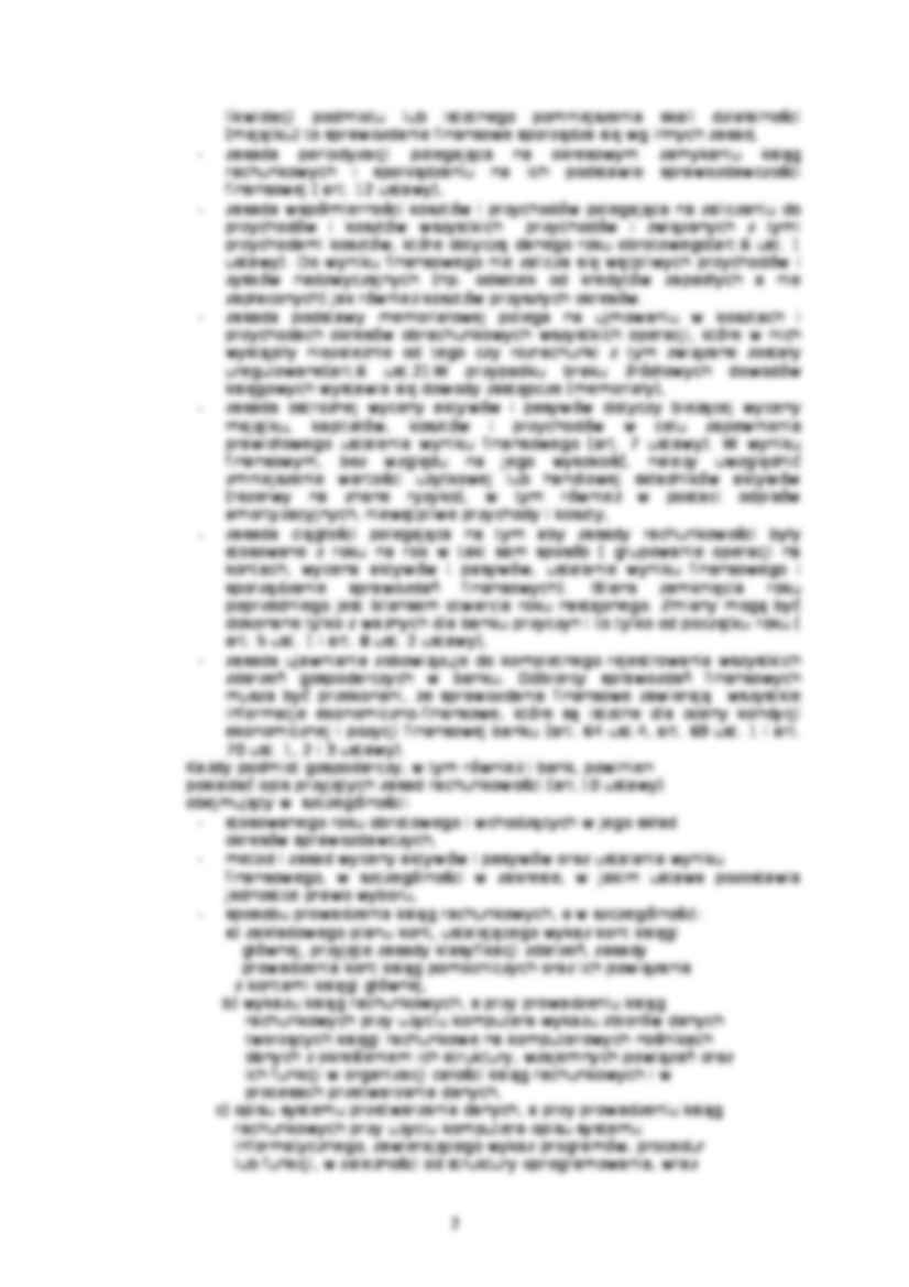 Rachunkowość bankowa 2 - Plan kont - strona 2