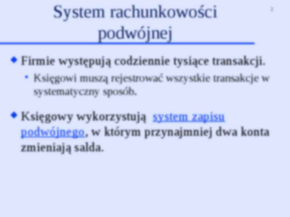 Rachunkowość - prezentacja 3 - strona 2