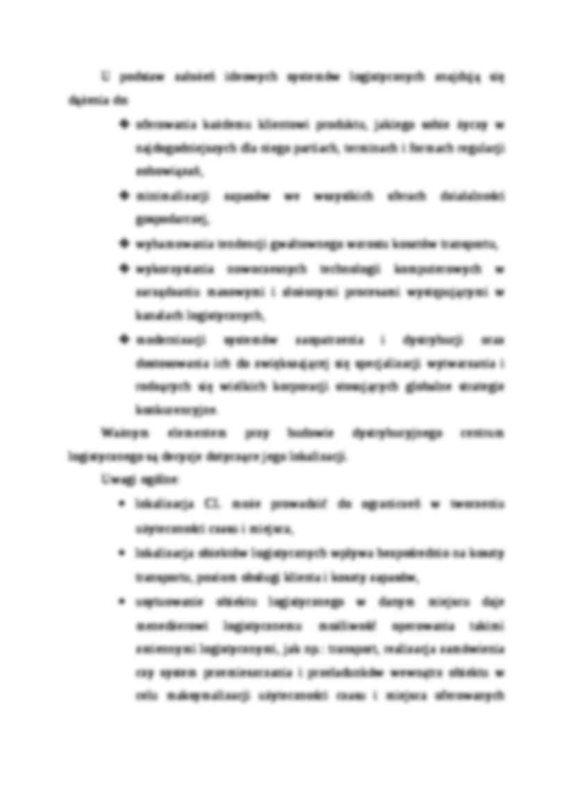 Kryteria lokalizacji centrów dystrybucji - strona 3