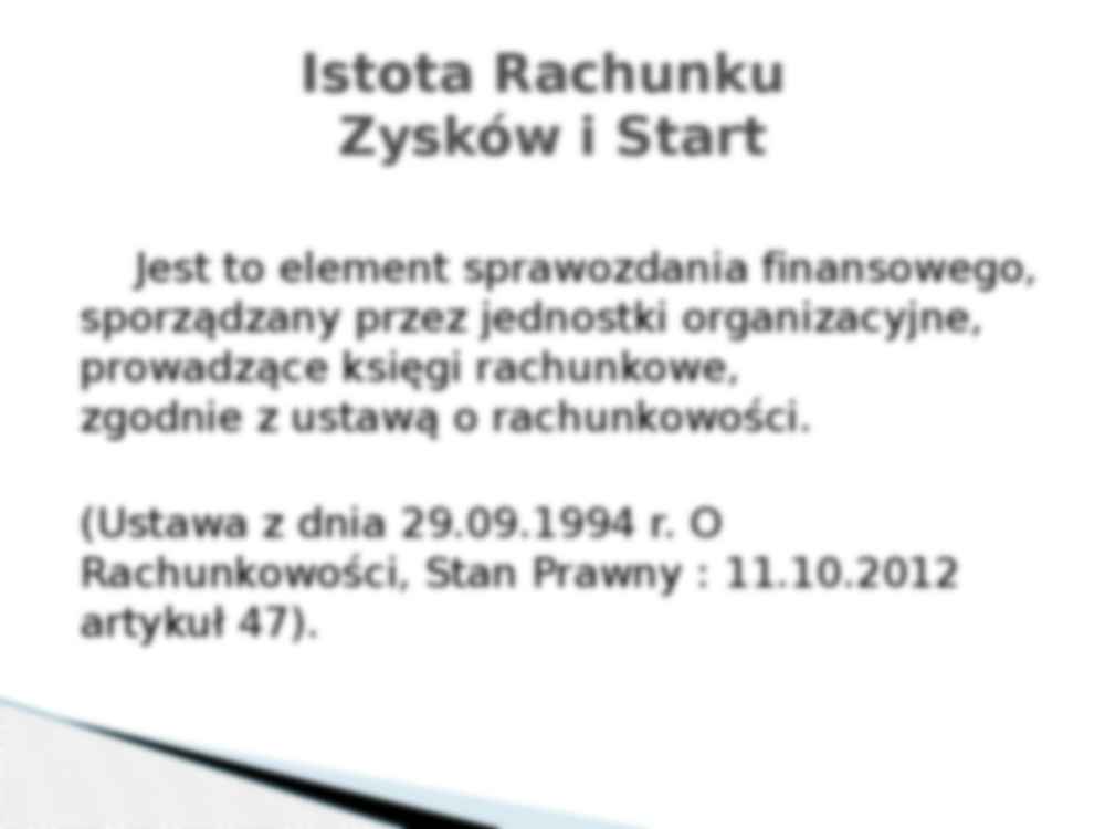 Rachunek zysków i strat- prezentacja - strona 2