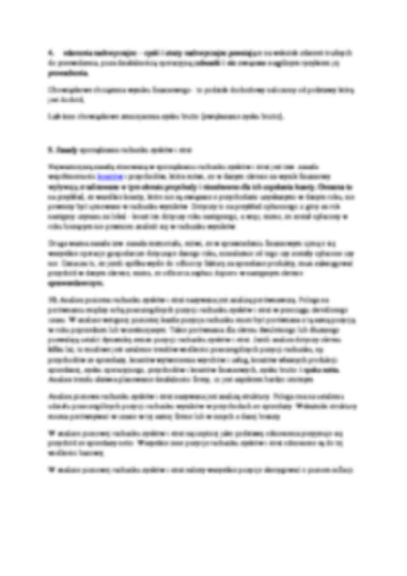 Referat Rachunek Zysków i Strat Rachunkowość Finan - strona 3