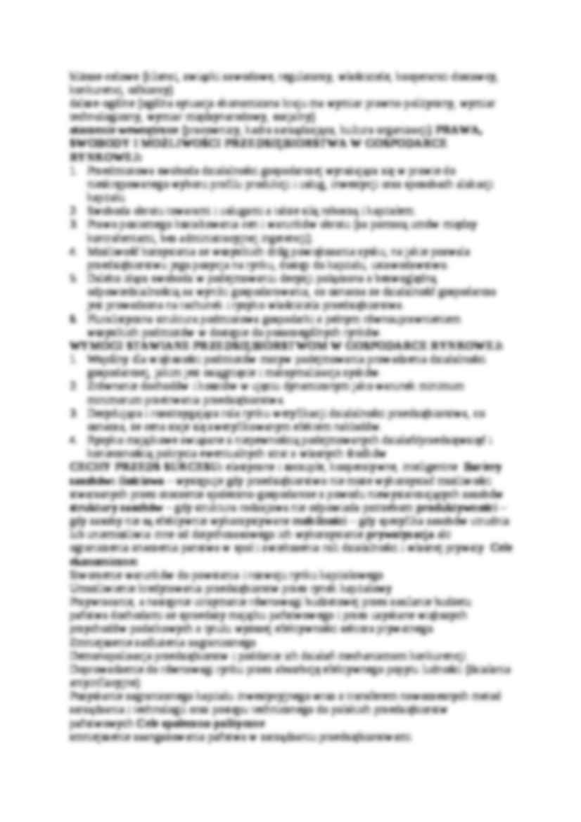 Ekonomika - definicje na egzamin - strona 2