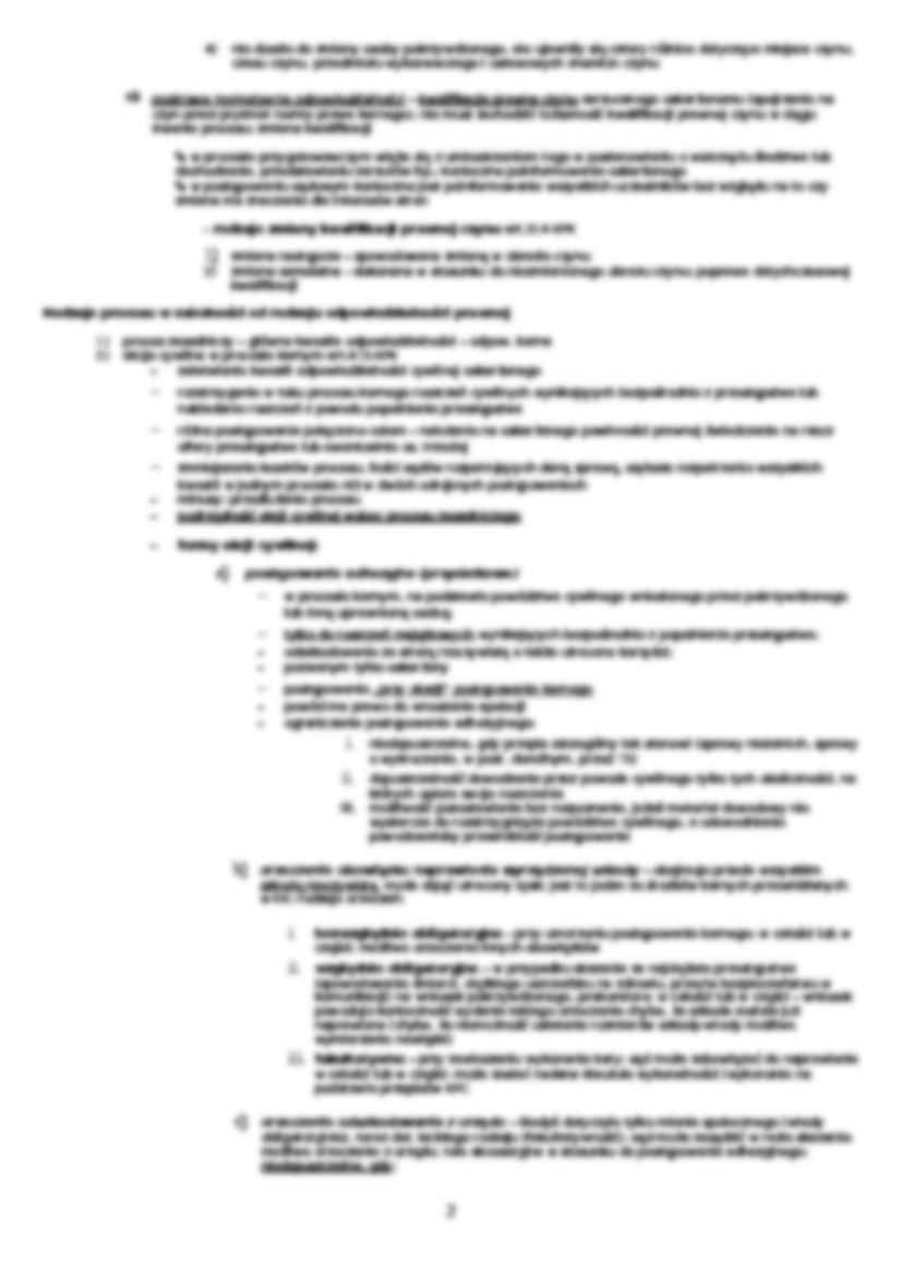 Postępowanie karne - skrypt - strona 2