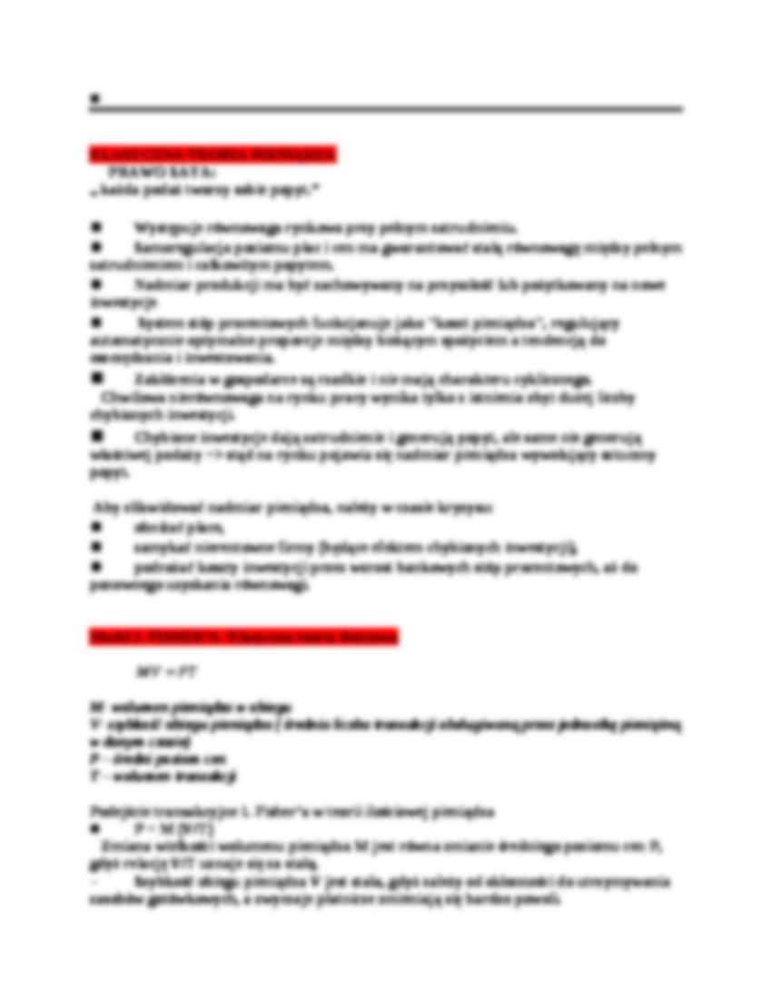 treść wykładów dr Papież polityka pieniężna - strona 3