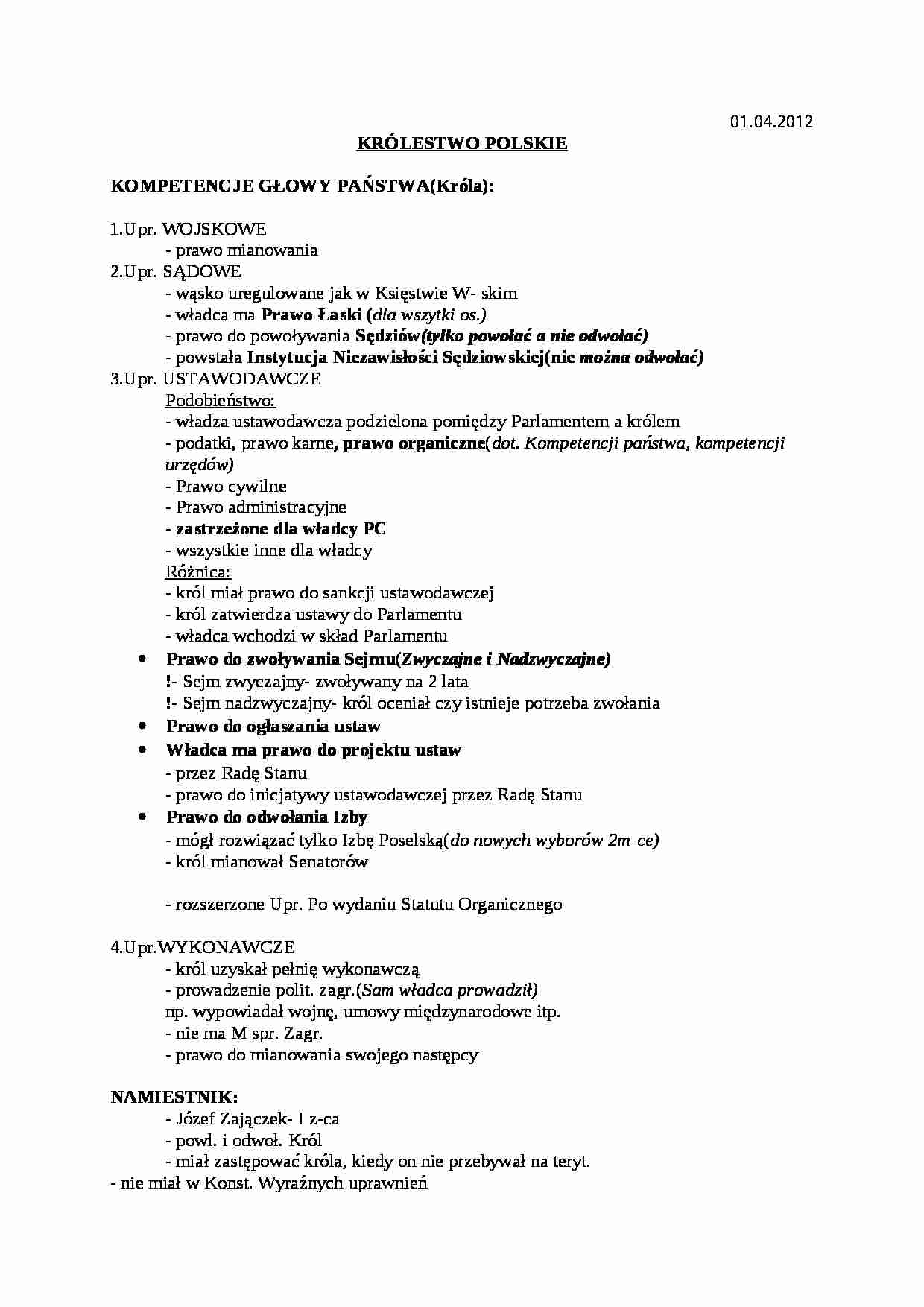 Historia administracji i ustroju - strona 1