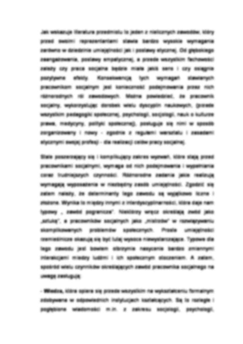 Rola pracowników socjalnych - strona 3