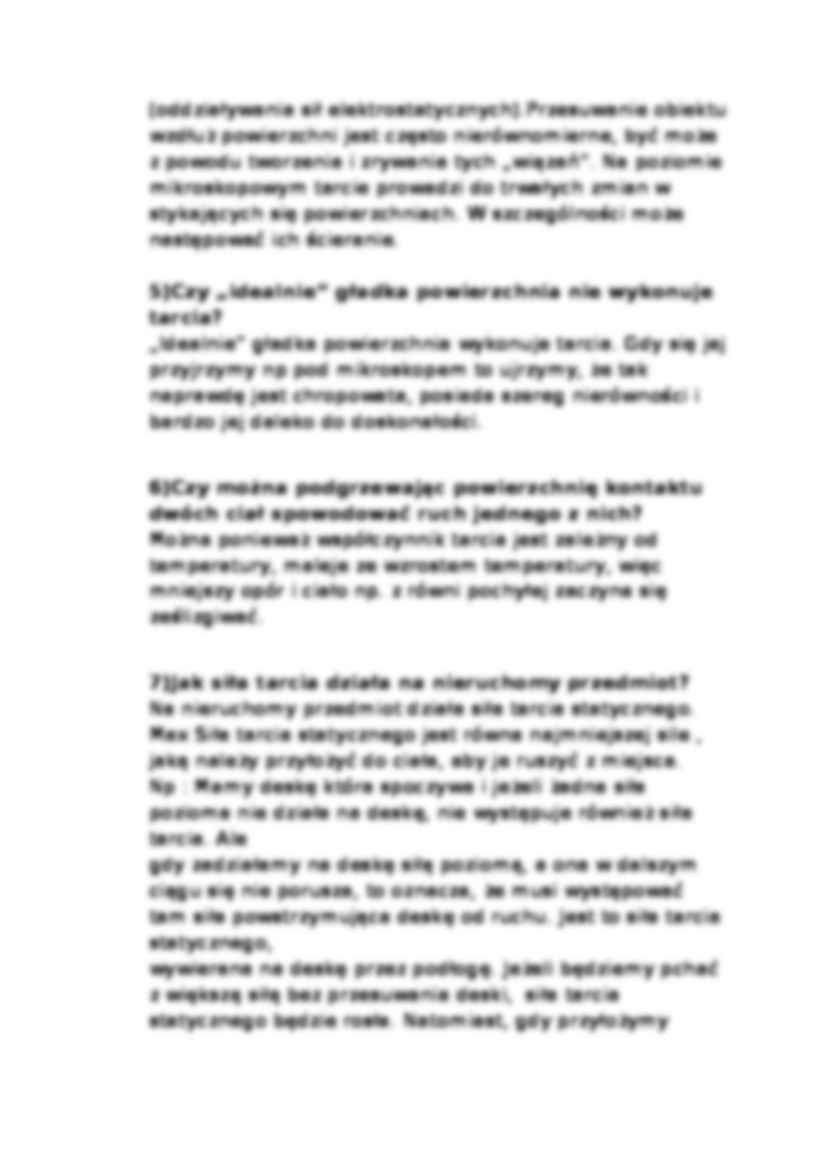 Badanie siły tarcia - strona 2