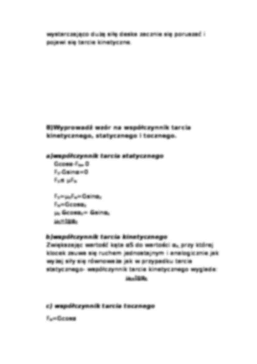 Badanie siły tarcia - strona 3