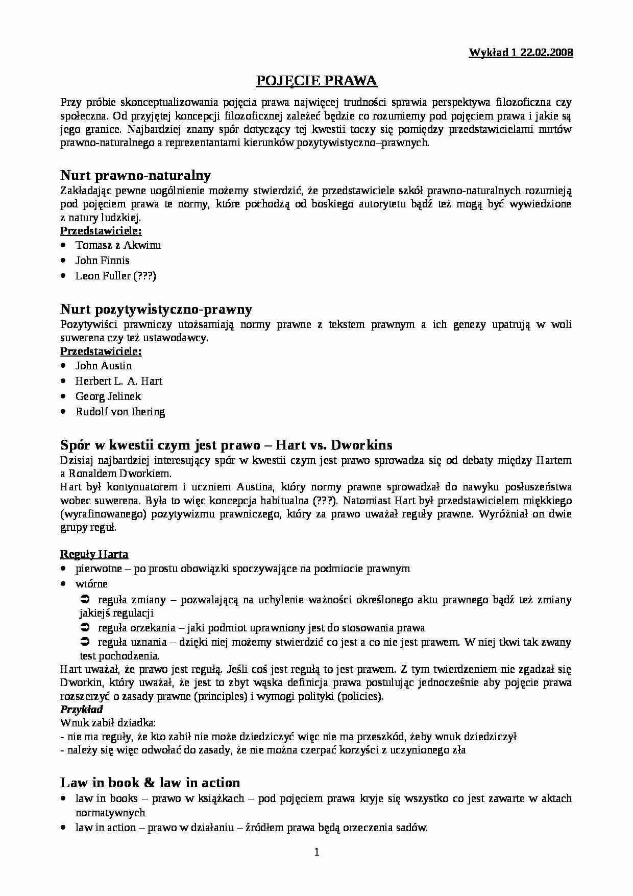 wstęp do prawoznawstwa - strona 1