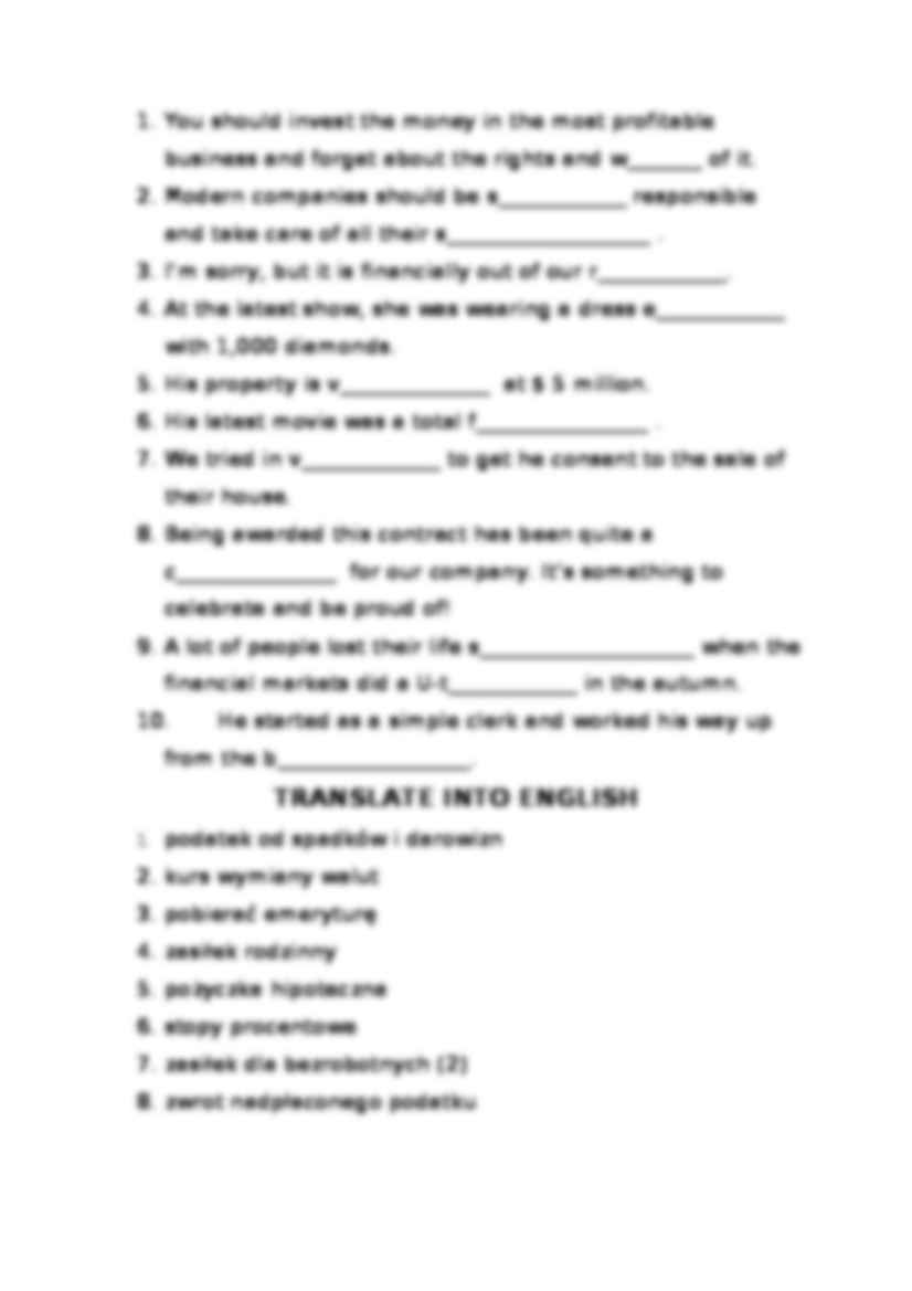 Angielski - słówka - Environment - strona 3