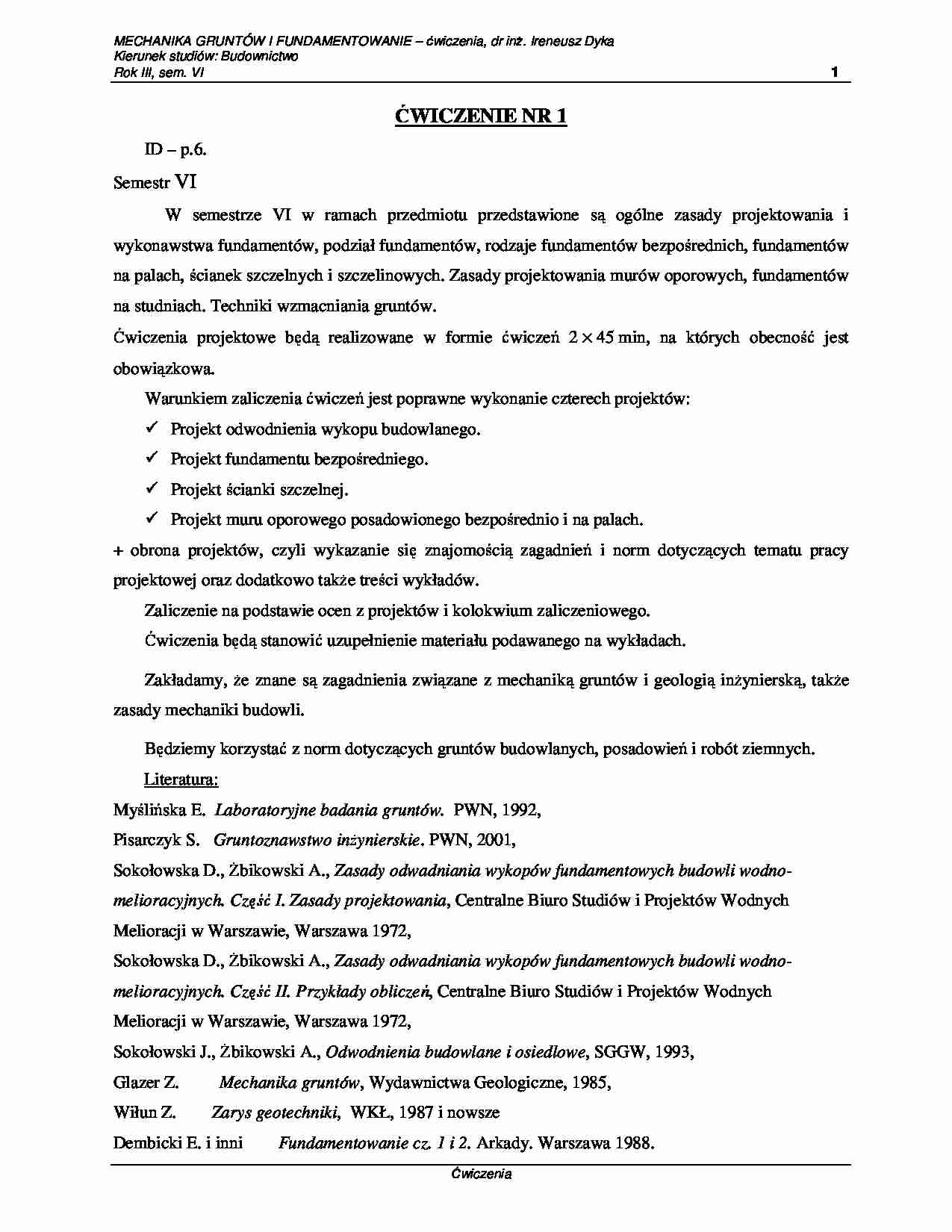 odwodnienie wykopów budowlanych - strona 1