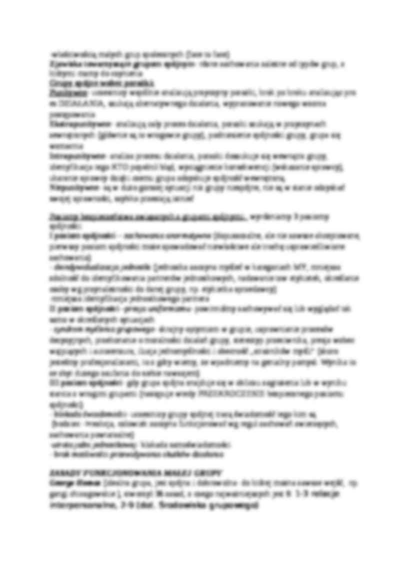 podstawy socjologii - Grupy celowe - strona 2