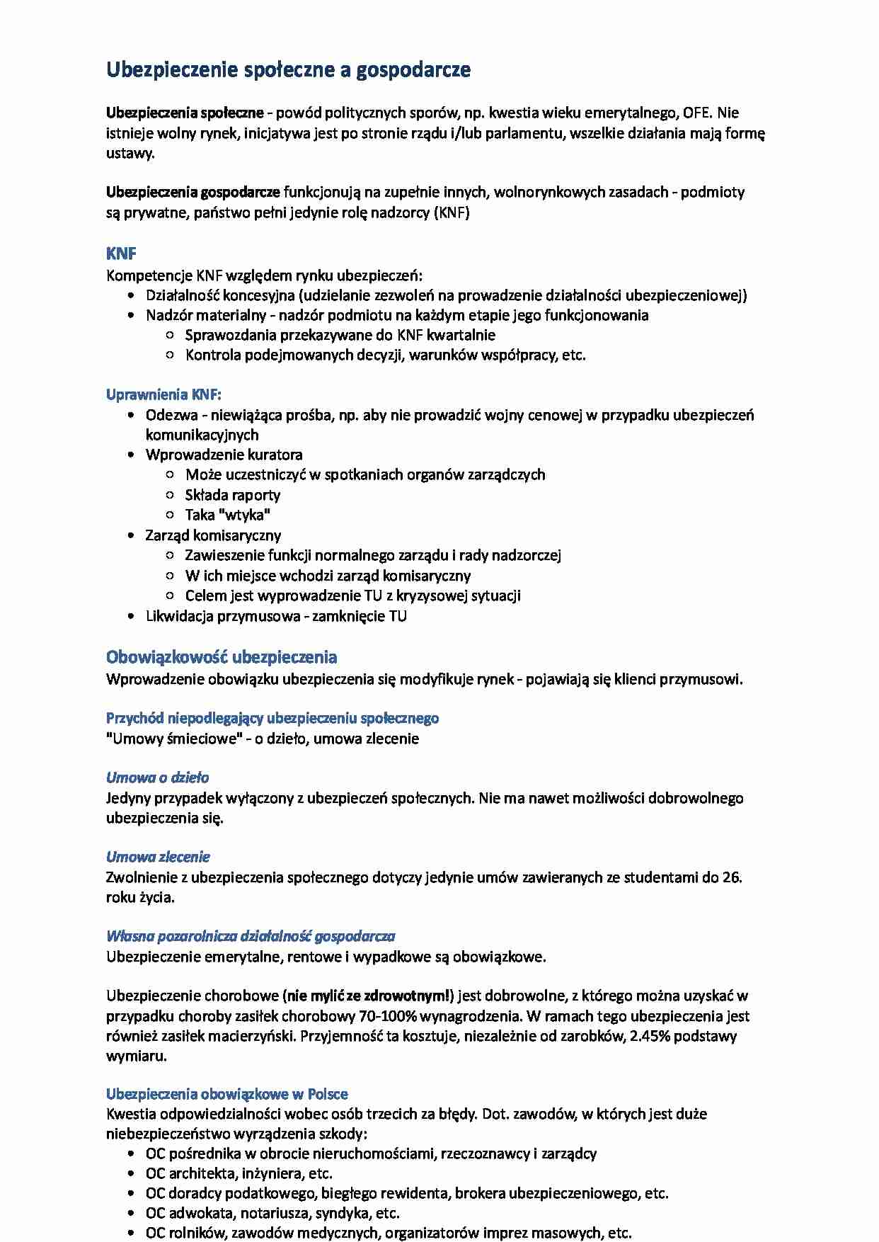 Rynek ubezpieczeń - strona 1