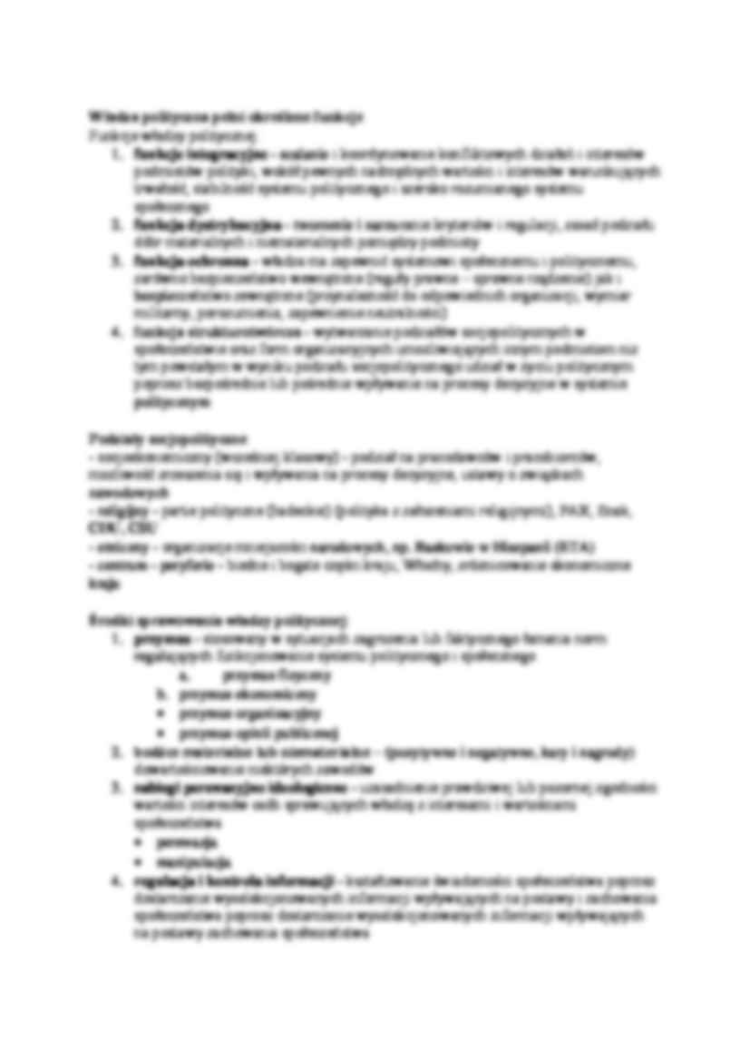 Władza polityczna - strona 2