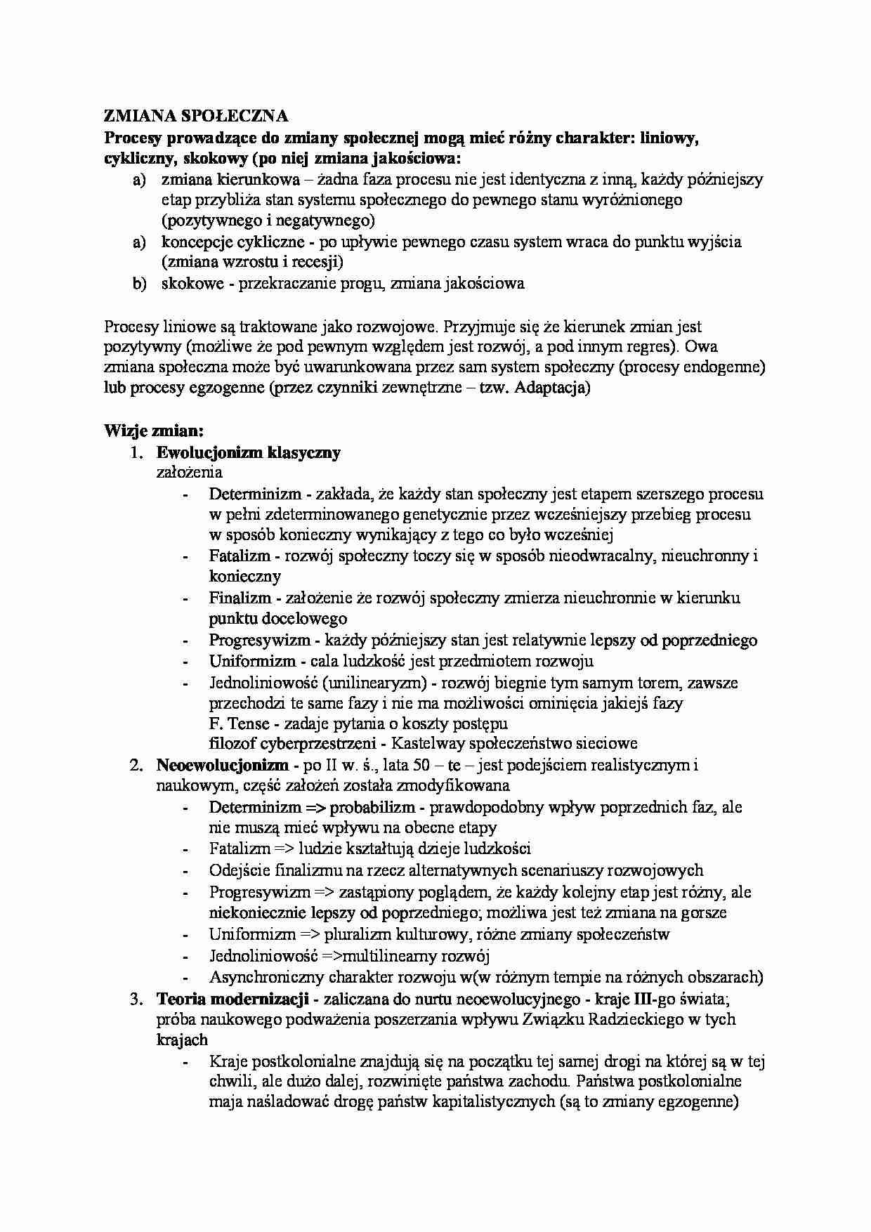 Zmiana społeczna - strona 1