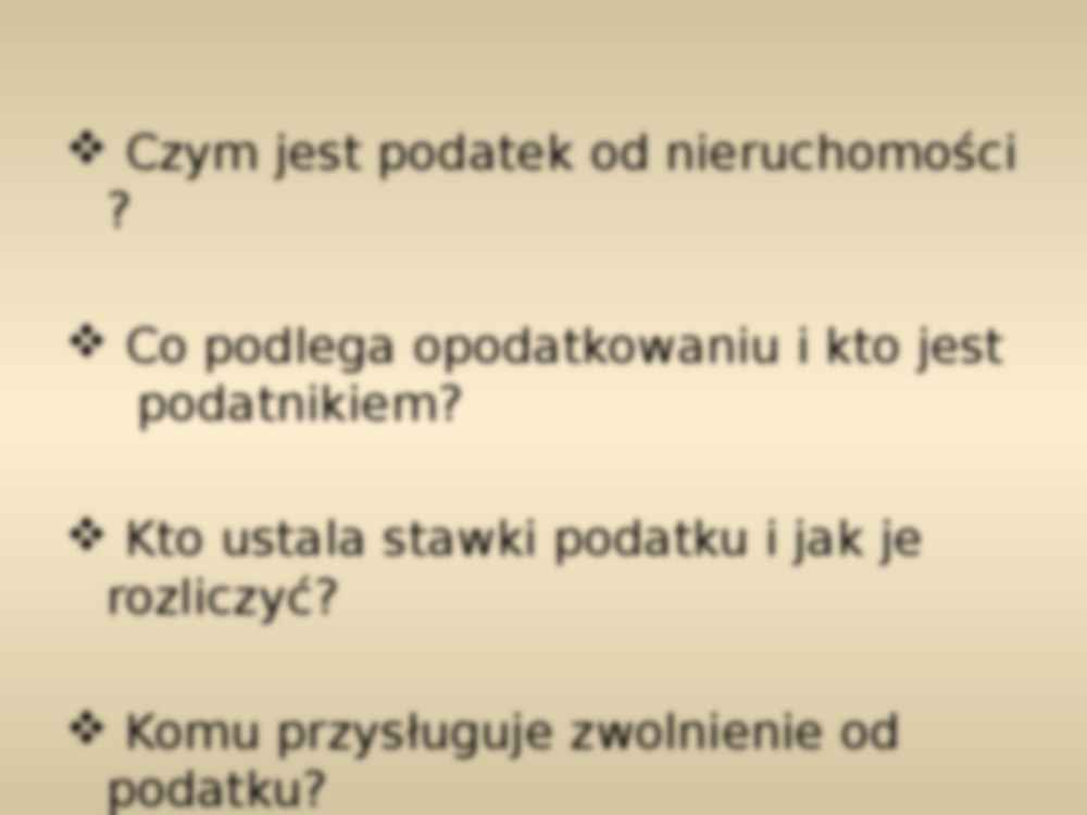 Podatki od nieruchomości - strona 2