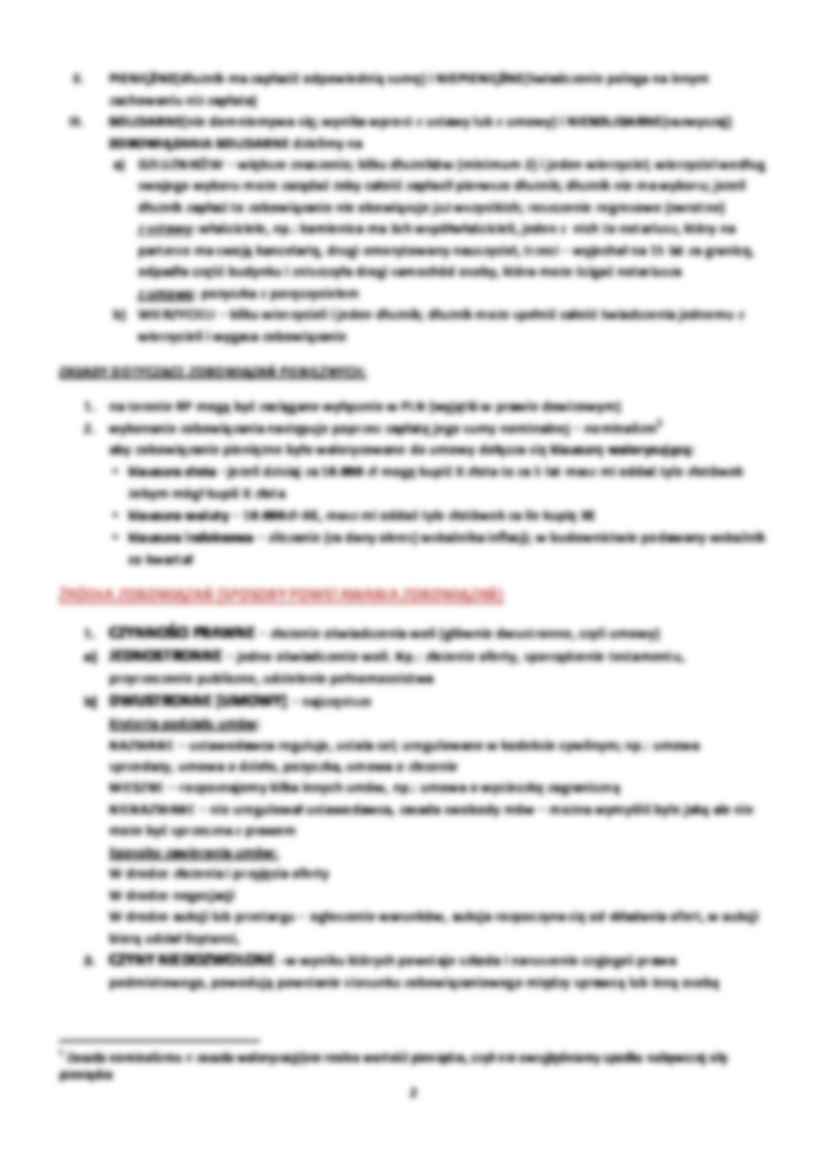 Prawo Cywilne - 3 - strona 2