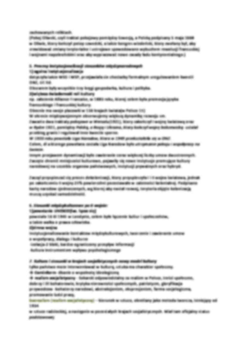 Międzynarodowe stosunki kulturowe 1 - strona 2
