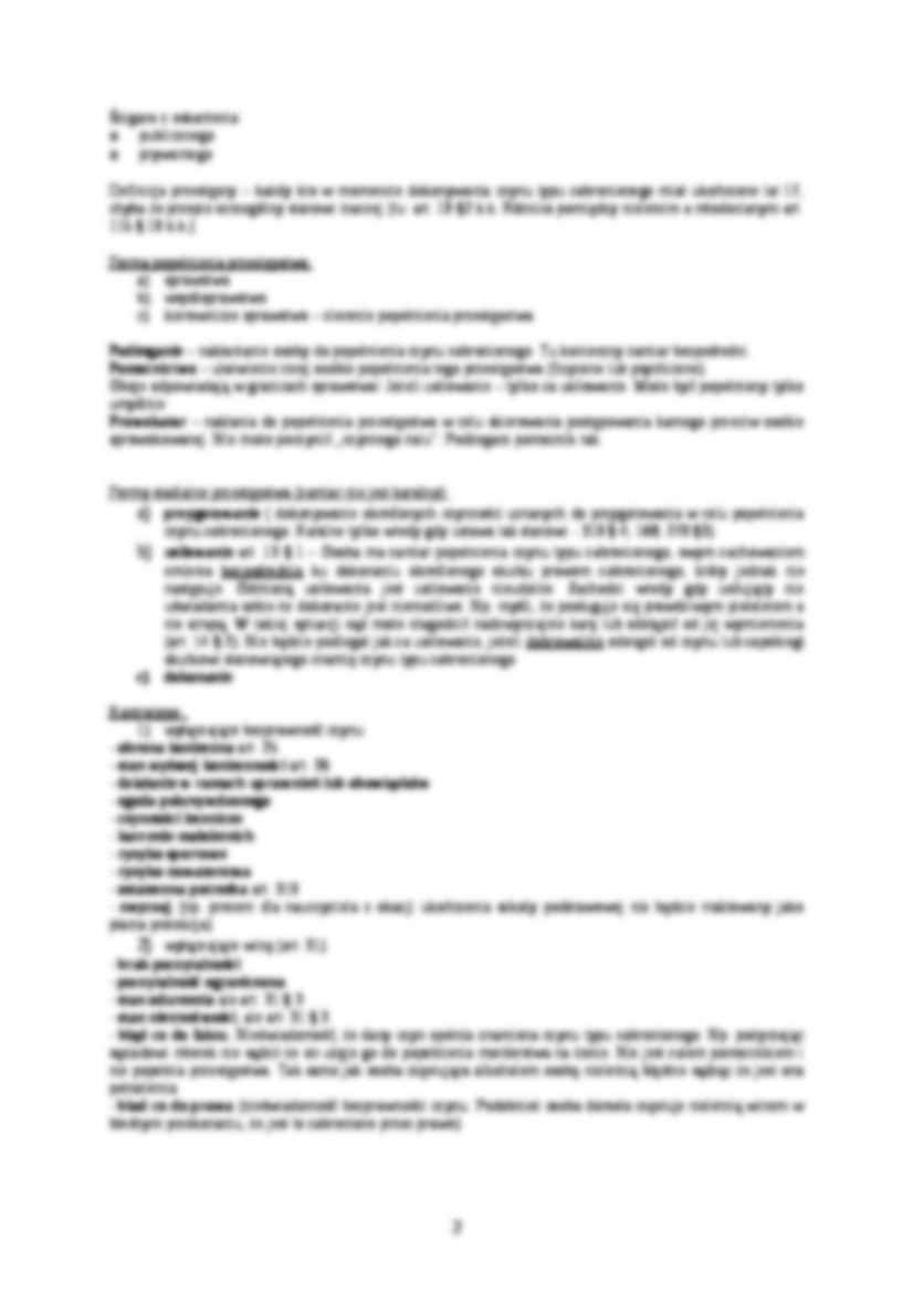 Konspekt prawo karne i postepowanie karne - strona 2