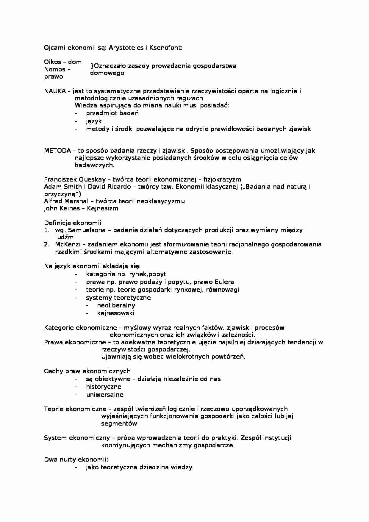 Wstęp do ekonomii - strona 1