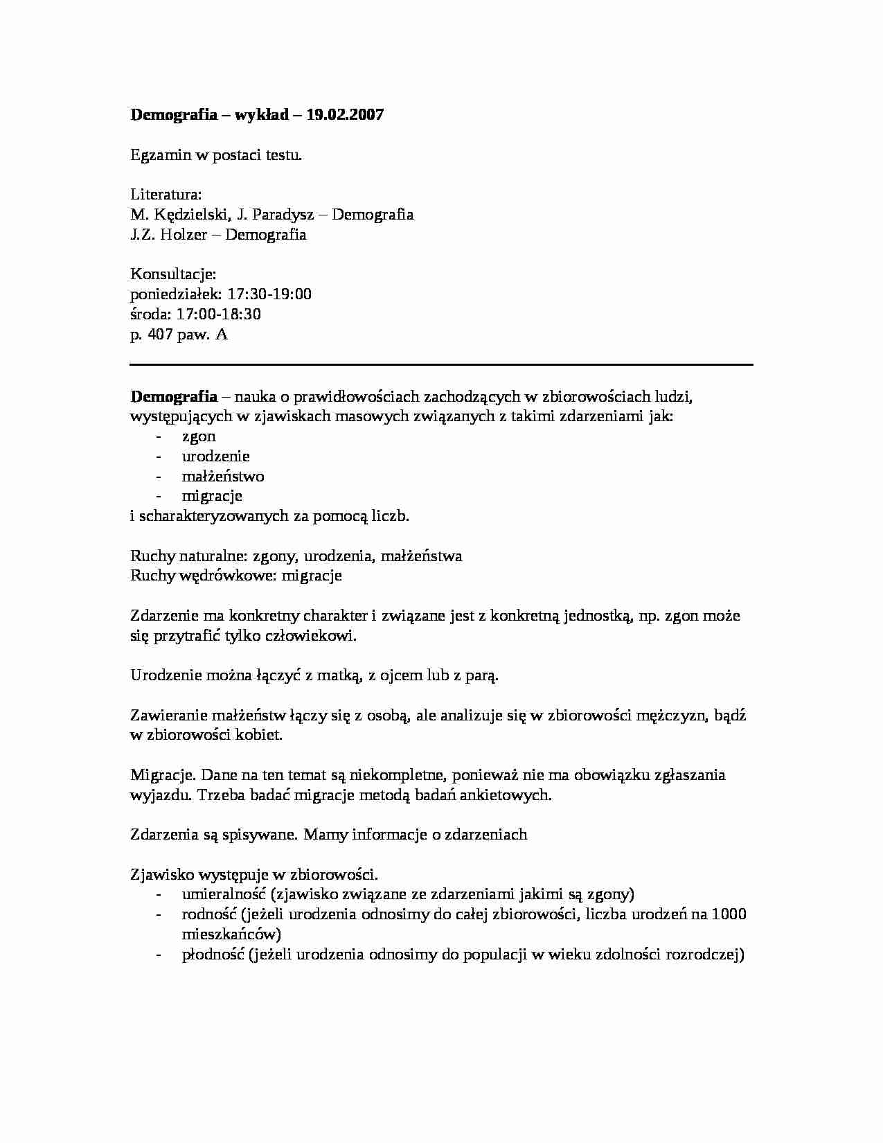 demografia - migracje - wykłady - strona 1