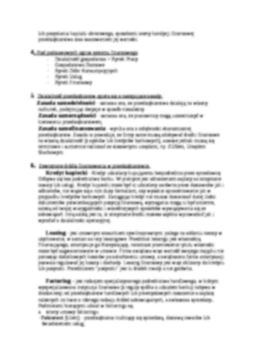 Finanse. Zagadnienia do egzaminu - strona 2