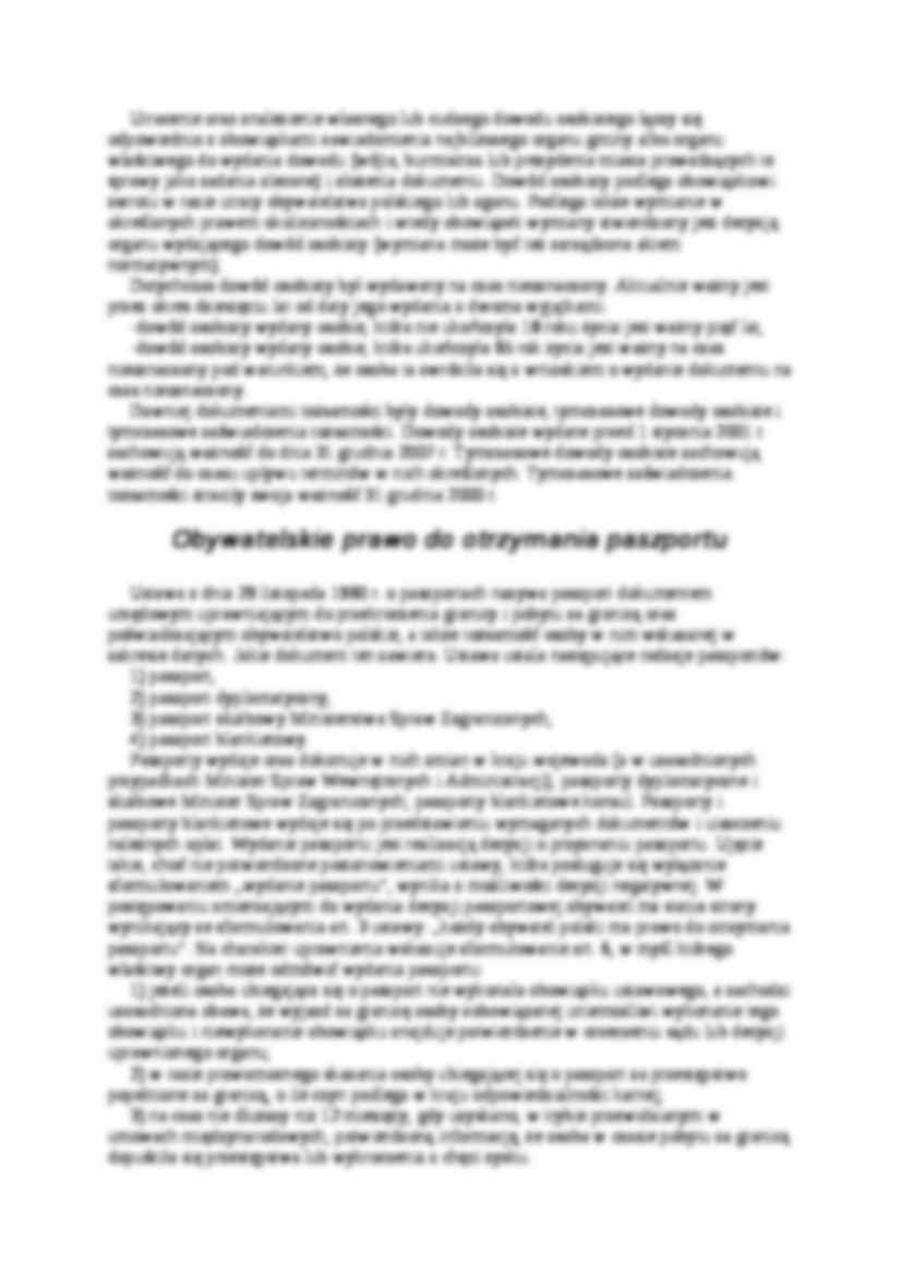 Obywatel jako podmiot praw i obowiązków osobowych. - strona 3