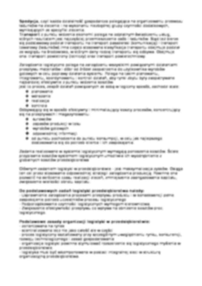 Logistyka  - strona 2