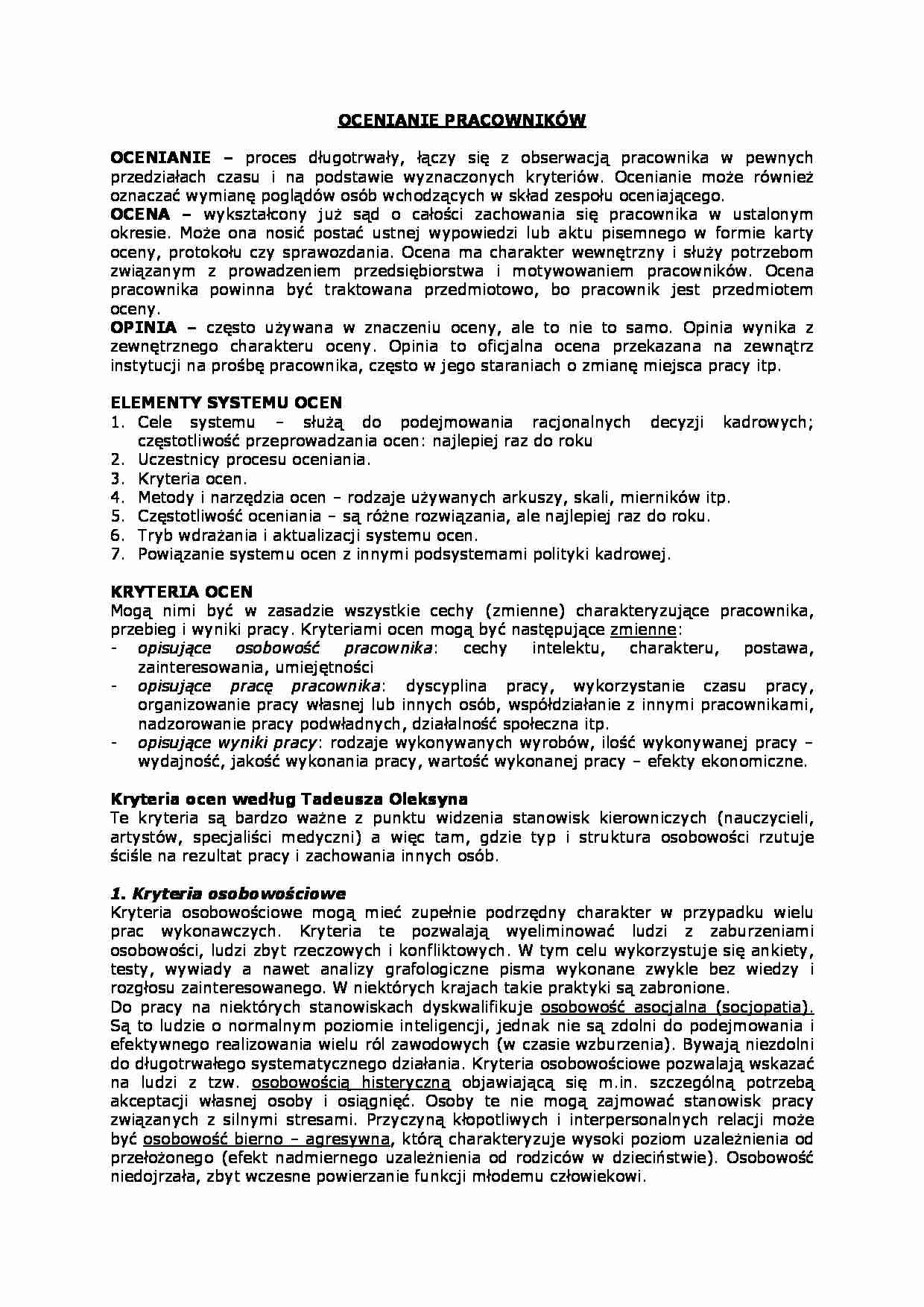 oenianie pracowników - strona 1