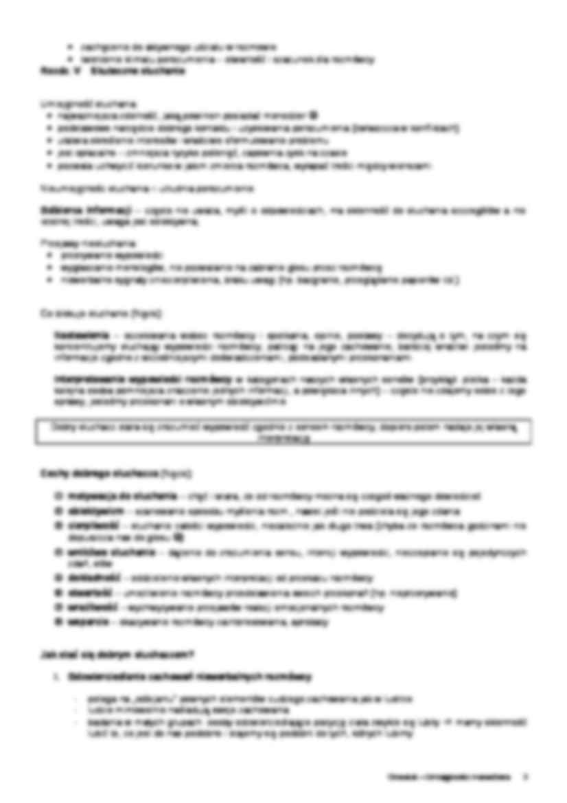 Psychologia kontaktu- efektywne porozumiewanie się - strona 3