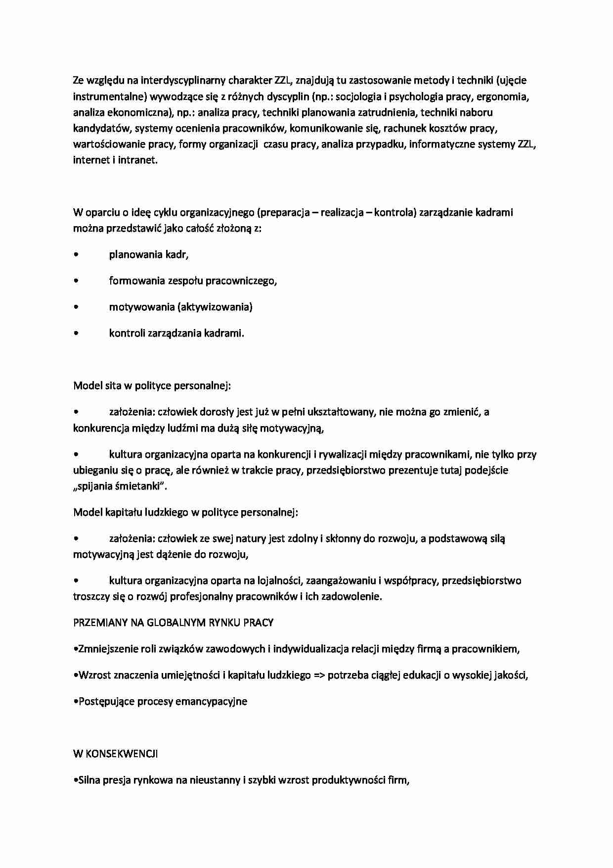 Zarządzanie zasobami ludzkimi cz 6 - strona 1