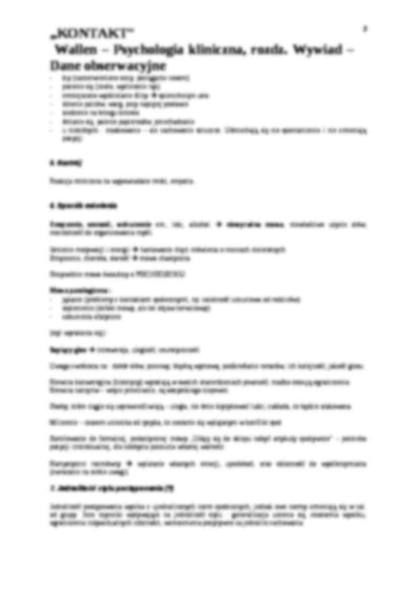 Wallen (Wywiad.Dane obserwacyjne) - strona 2