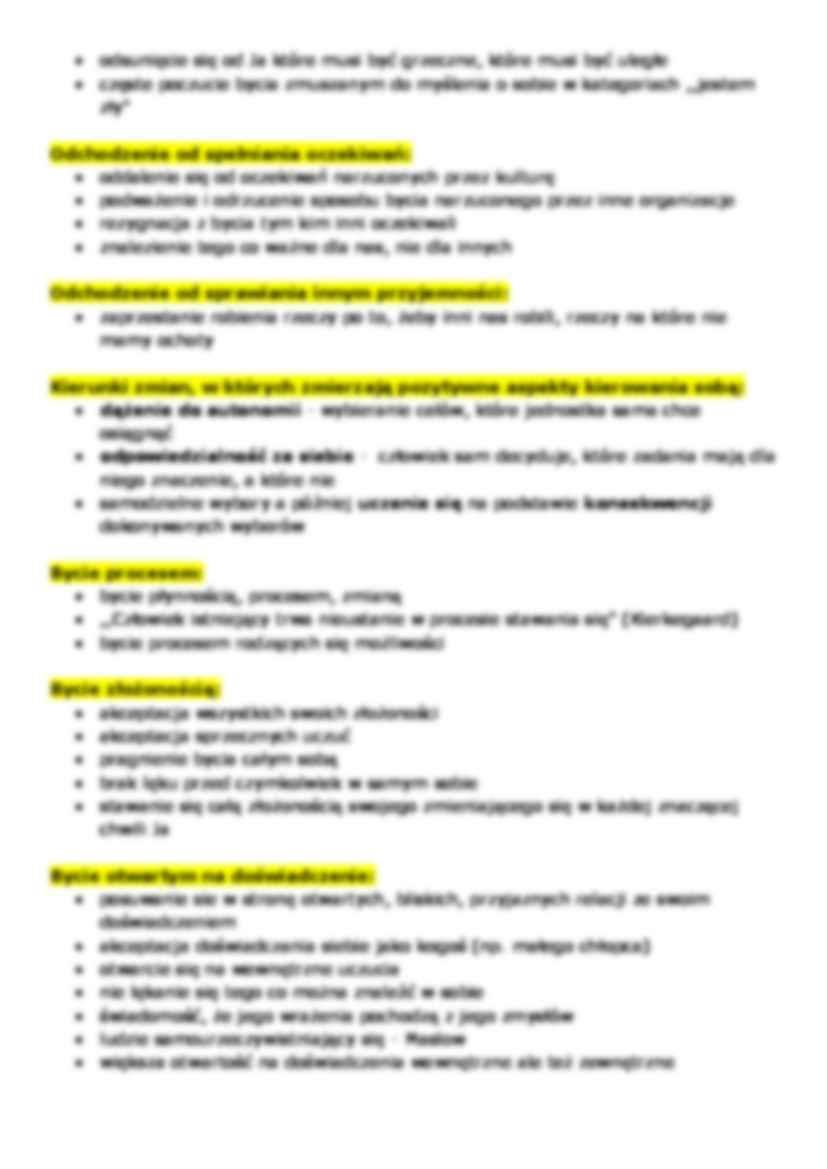 Psychologia Ja i tożsamości - ćwiczenia - strona 2