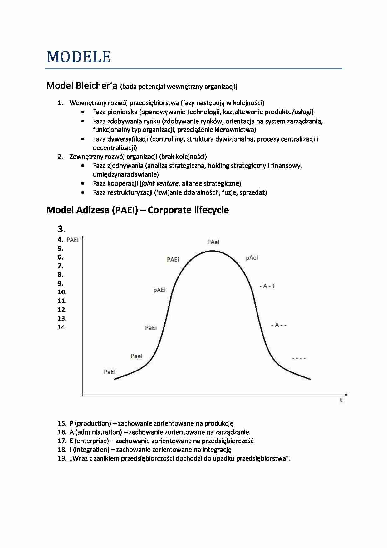 Modele przedsiębiorstwa- Wykład 5 - strona 1