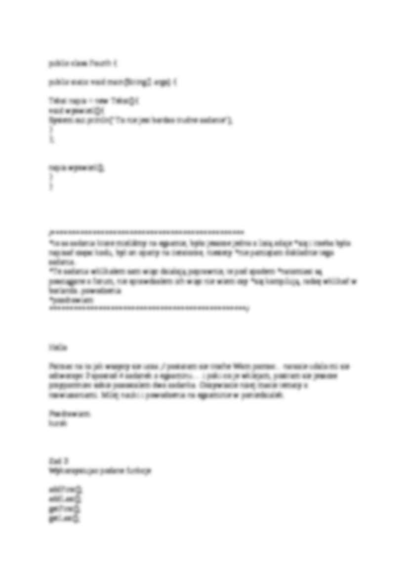 java egzamin zadania cz. 2 - strona 2