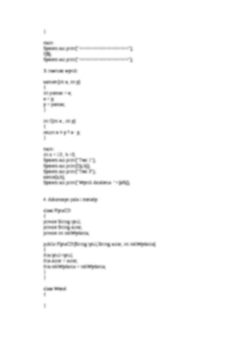 java egzamin zadania cz 3 - strona 2