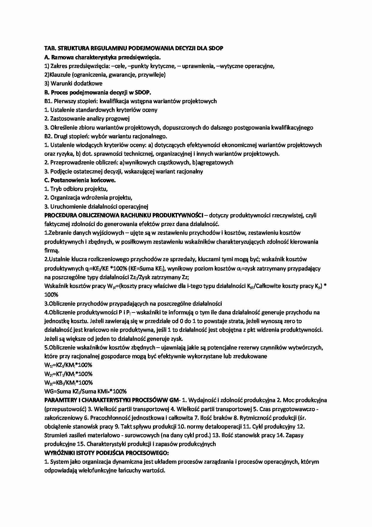 Opracowane zagadnienia do egzaminu - strona 1