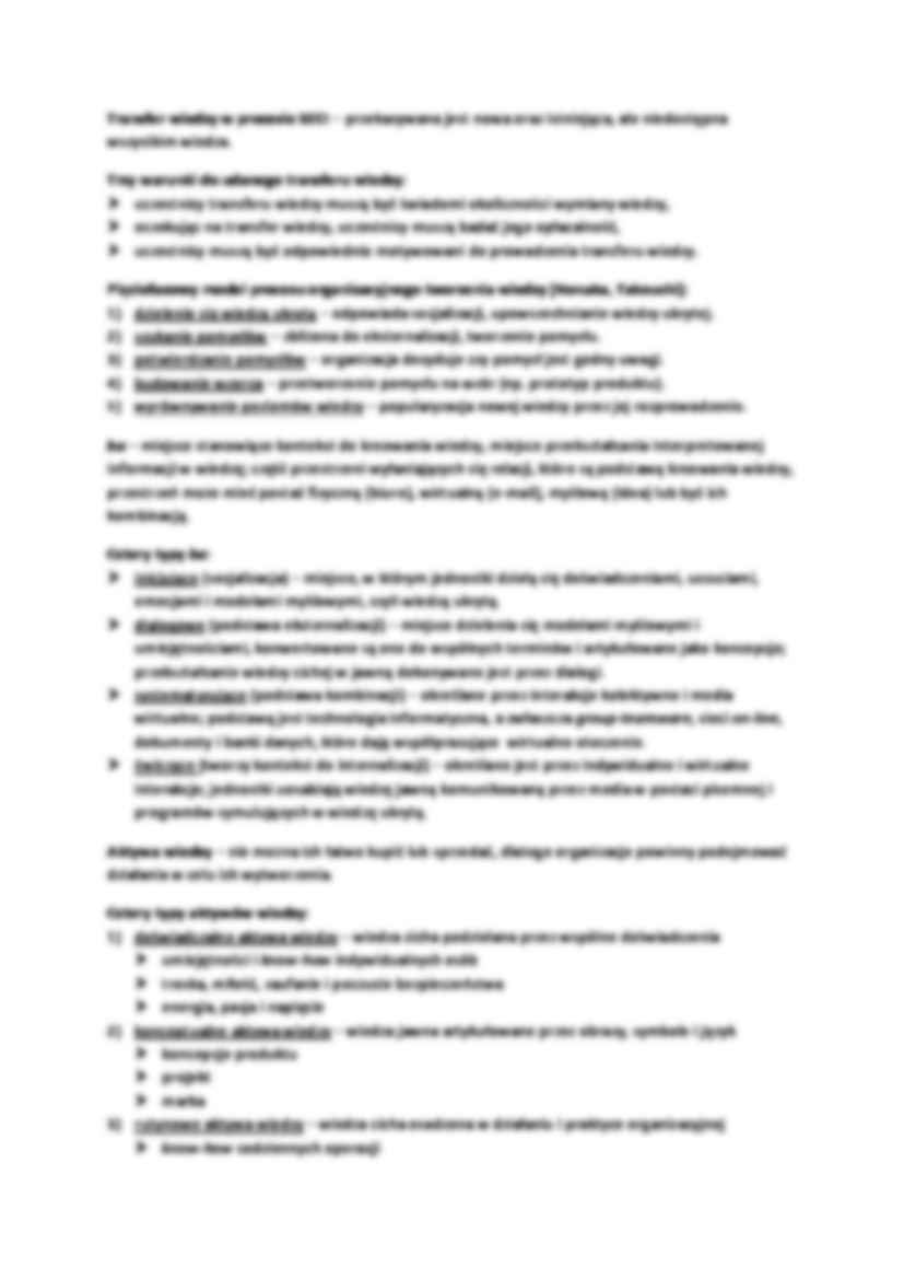 Modele generowania wiedzy przez organizacje - strona 2