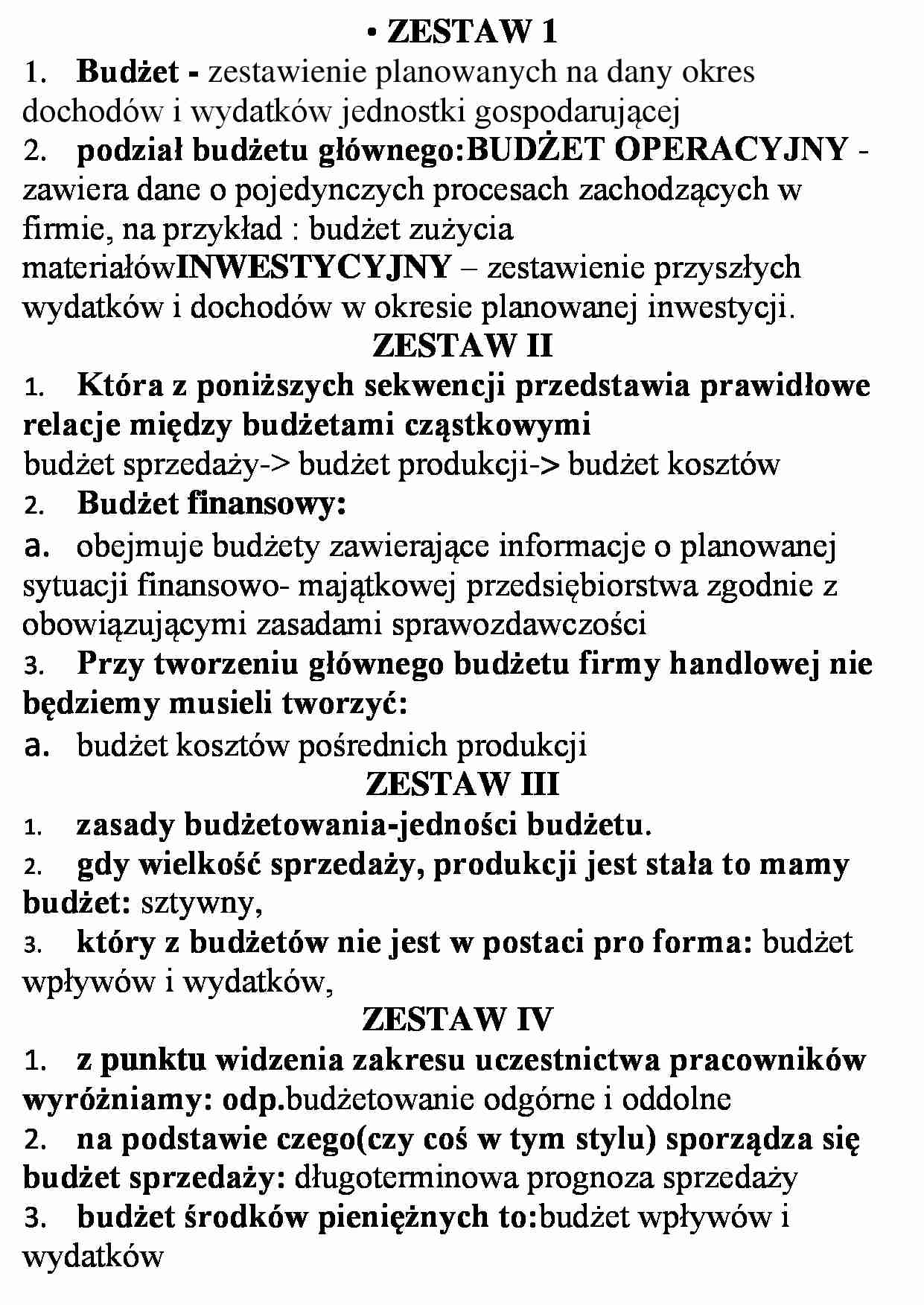 controlling odpowiedzi do testu - strona 1