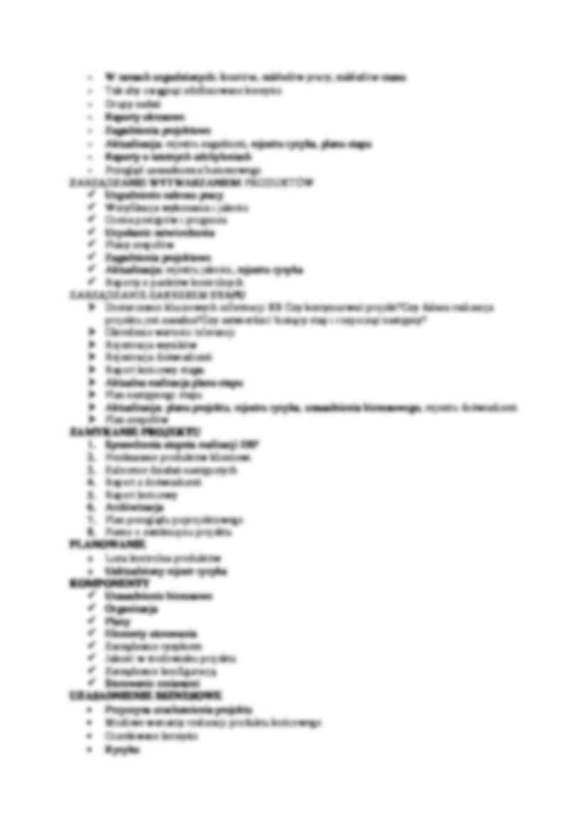 Prince2 -życie projektu a produktu - strona 2