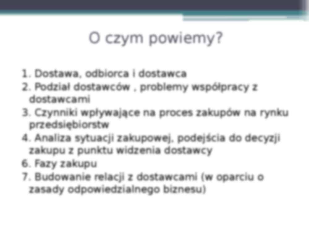 System zaopatrzenia przedsiębiorstw - Prezentacja - strona 2