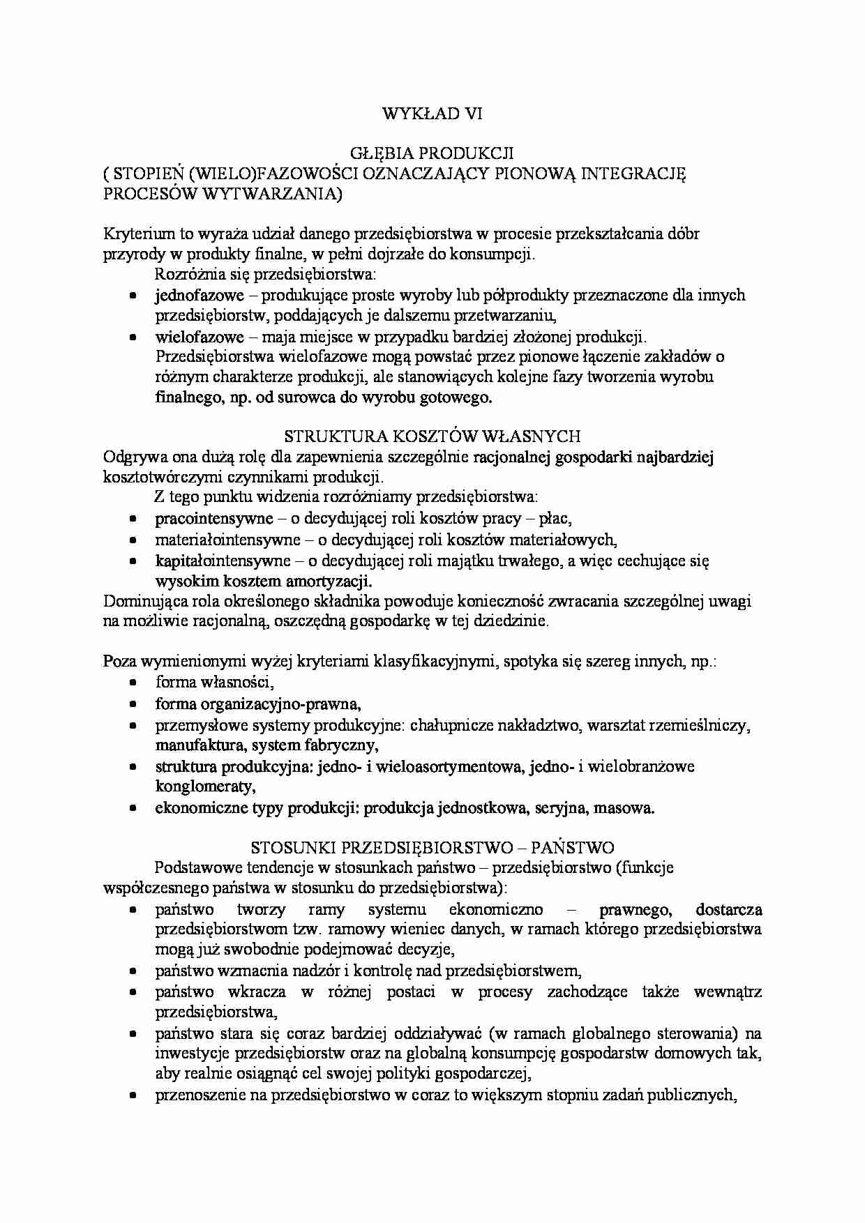 Głębia produkcji - strona 1