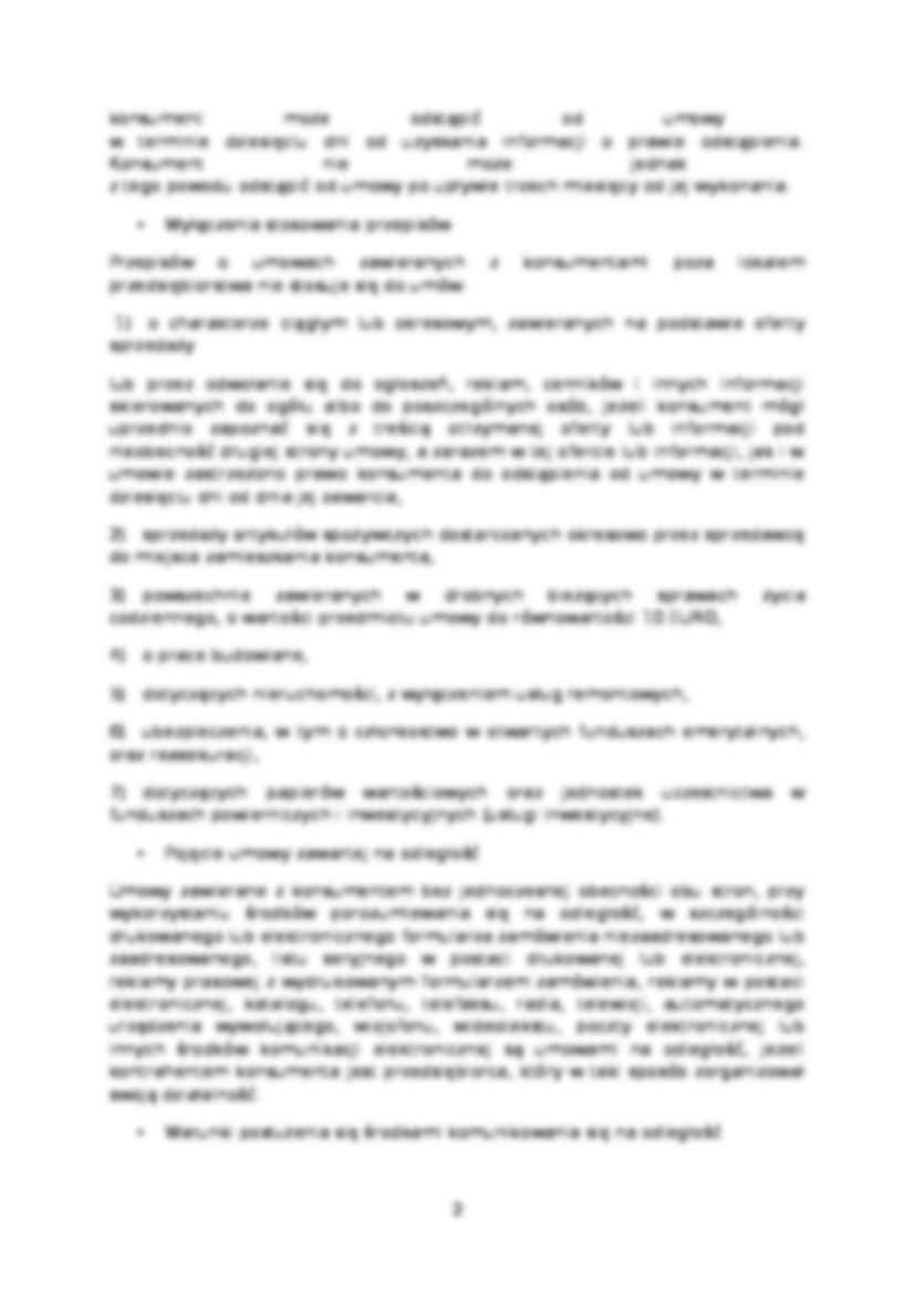 Umowy zawierane poza lokalem i na odległość - strona 2