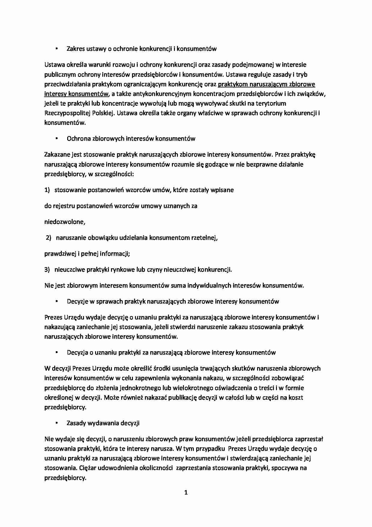 Zbiorowe interesey konusmentów - strona 1