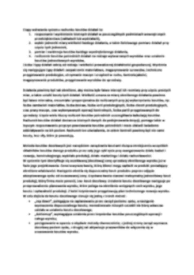 Koszty w controllingu operacyjnym - strona 3