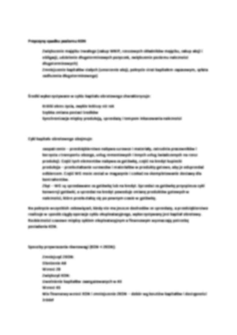 Kapitał obrotowy netto - strona 3