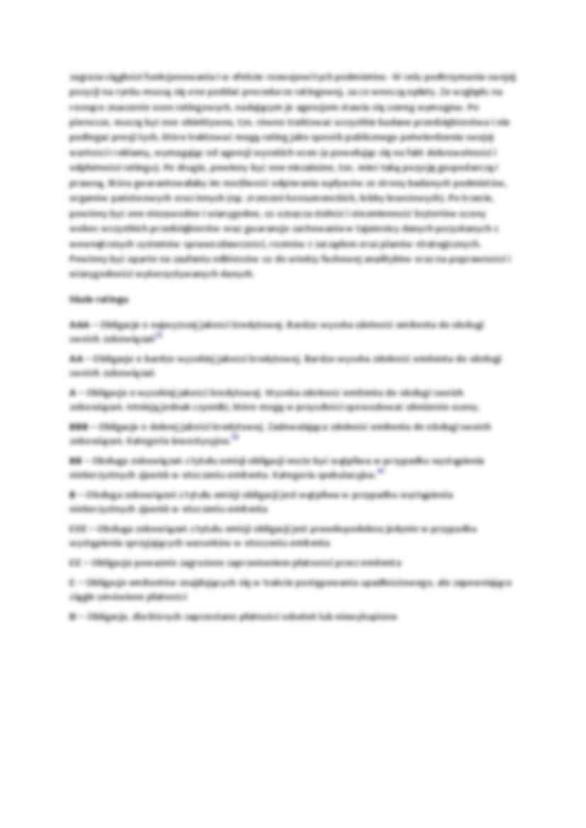 Referat Agencje ratingowe - strona 3